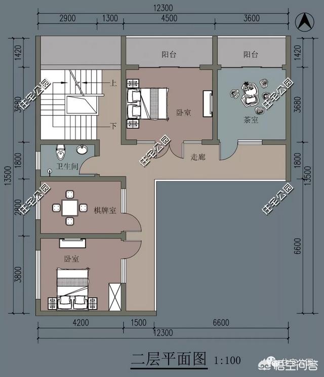 想建个现代中式风格的别墅，该怎么设计，有没有户型可以推荐？