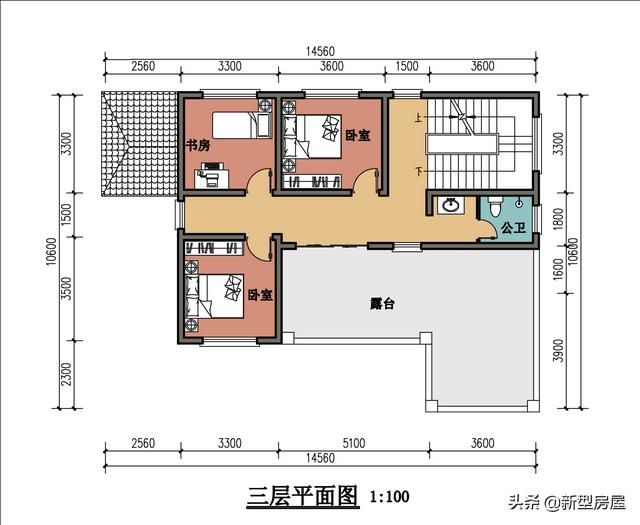 在农村建房，开间14米、进深10米，坐北朝南，能建什么样的别墅？