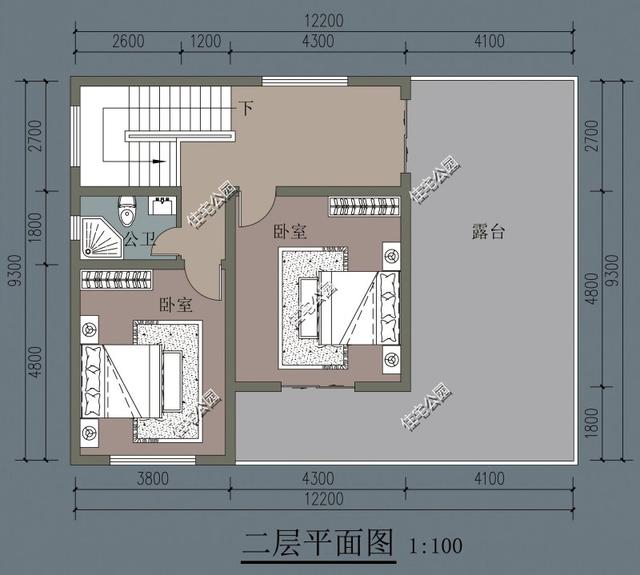 面宽10.5米，南北长14米的地，要求带院子，该怎么设计房子呢？