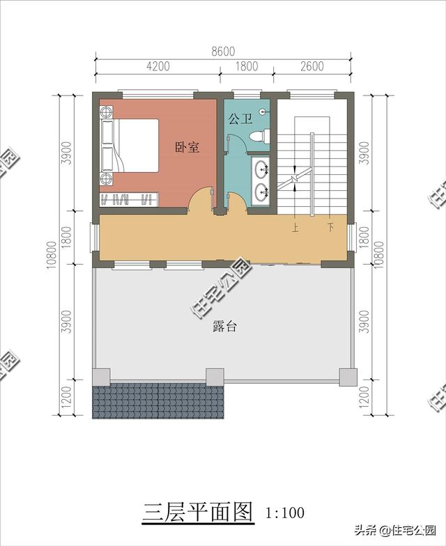 100平米宅基地，如何设计建成小别墅？